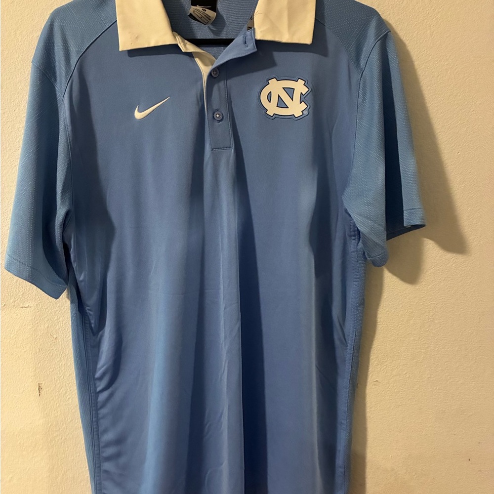 Nike Men's UNC Blue Polo Shirt